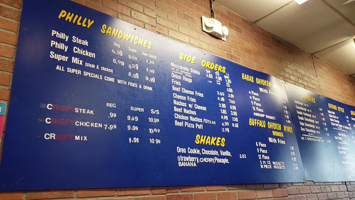 Baba's Steak & Lemonade Menu - Image 6